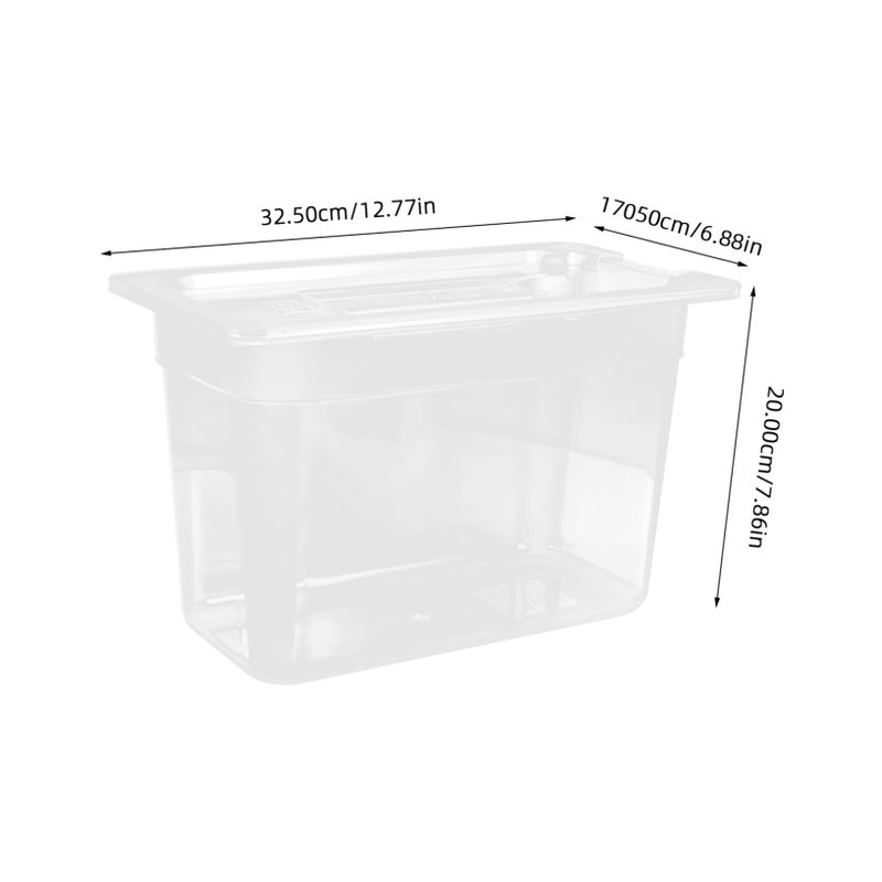 حاوية طهي بطيء شفافة للطهي بدرجة حرارة منخفضة وتخزين الطعام - Image 3